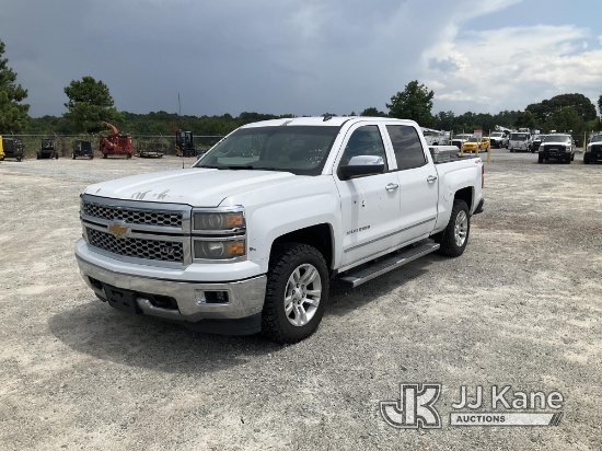 (Villa Rica, GA) 2014 Chevrolet Silverado 1500 4x4 Crew-Cab Pickup Truck Runs & Moves) (Jump To Star