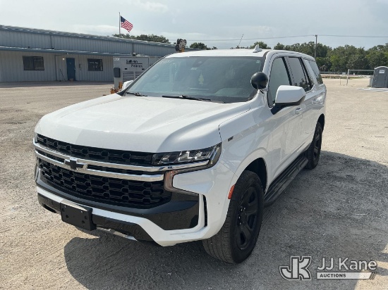 (Thonotosassa, FL) 2022 Chevrolet Tahoe 4-Door Sport Utility Vehicle, Former Police Vehicle Runs & M
