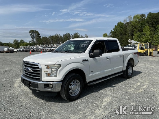 (China Grove, NC) 2016 Ford F150 4x4 Crew-Cab Pickup Truck Runs & Moves) (Seller States: No AC, Burn