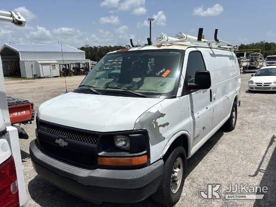 (Tampa, FL) 2006 Chevrolet Express 2500 Cargo Van Runs & Moves) (Engine Noise, Check Engine Light On