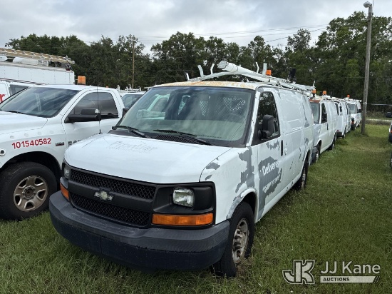 (Tampa, FL) 2007 Chevrolet Express G2500 Cargo Van Runs & Moves) (Jump To Start, Paint/Body Damage)(