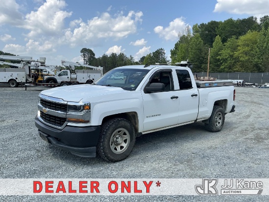 (China Grove, NC) 2018 Chevrolet Silverado 1500 4x4 Extended-Cab Pickup Truck Runs & Moves