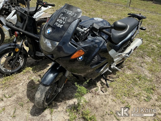 (Tampa, FL) 1999 BMW K1200RS Motorcycle Runs) (Does Not Move, Paint & Body Damage) (FL Residents Pur