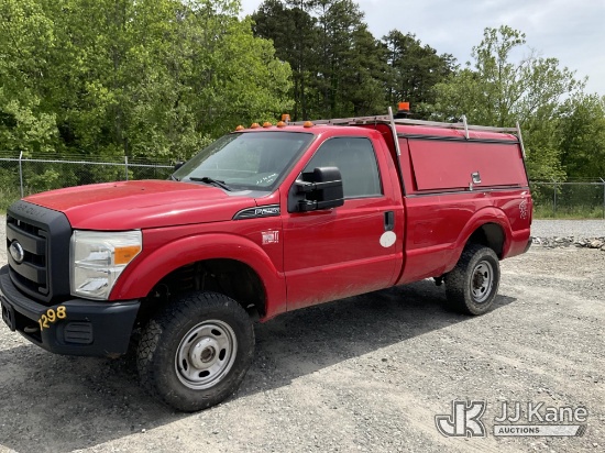 (Mount Airy, NC) 2015 Ford F250 4x4 Pickup Truck Runs & Moves) (Body Damage