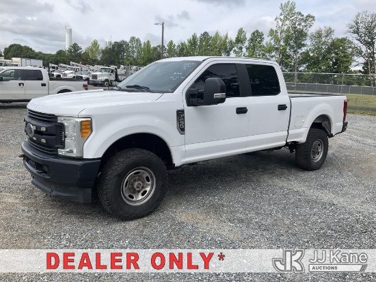 (China Grove, NC) 2017 Ford F250 4X4 Crew-Cab Pickup Truck Non Running, Condition Unknown, Body Dama