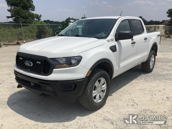 (Villa Rica, GA) 2020 Ford Ranger 4x4 Crew-Cab Pickup Truck Runs & Moves) (Body/Paint Damage