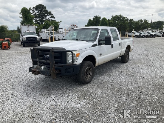 (Villa Rica, GA) 2011 Ford F250 4x4 Crew-Cab Pickup Truck Runs & Moves) (Check Engine Light On, Batt