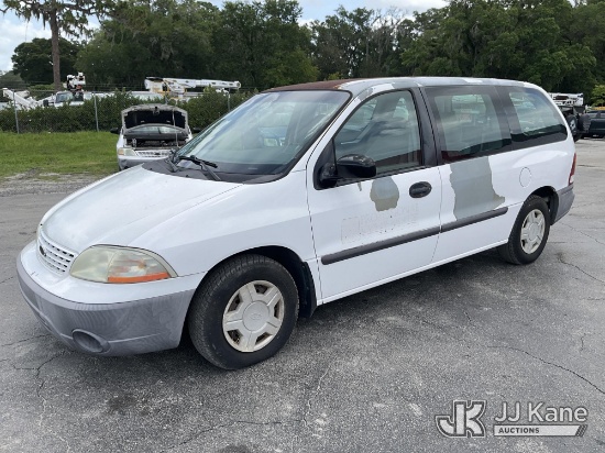 (Ocala, FL) 2001 Ford Windstar Mini Passenger Van Runs  & Moves) (Jump to Start, Body/Paint/Rust Dam