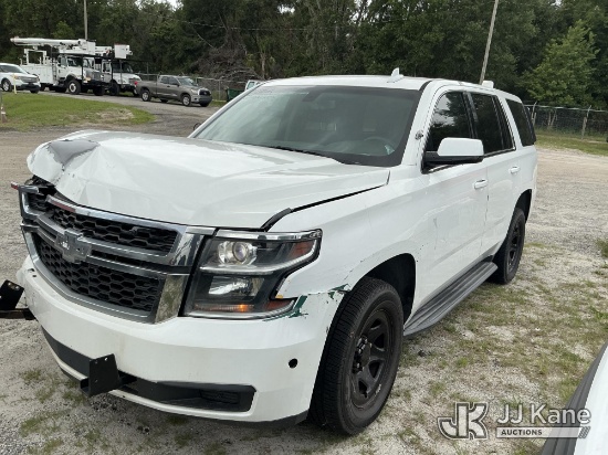 (Thonotosassa, FL) 2017 Chevrolet Tahoe Police Package 4x4 4-Door Sport Utility Vehicle, Former Poli