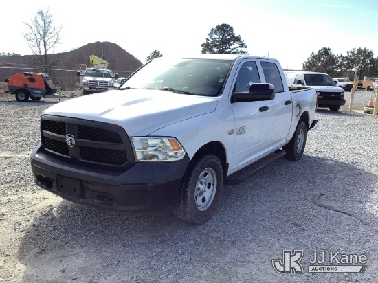(Villa Rica, GA) 2017 RAM 1500 4x4 Crew-Cab Pickup Truck Runs & Moves) (Jump To Start, Body/Paint Da