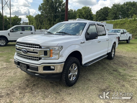 (Florence, SC) 2018 Ford F150 4x4 Crew-Cab Pickup Truck Runs & Moves