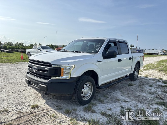 (Westlake, FL) 2018 Ford F150 4x4 Crew-Cab Service Truck Runs & Moves) (Engine Noise, Transmission N