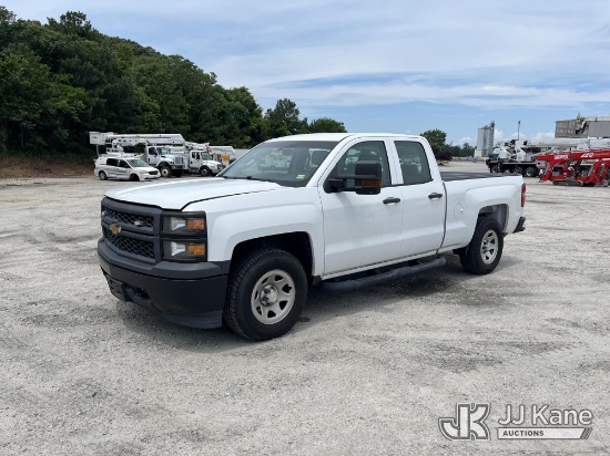 (Chester, VA) 2015 Chevrolet Silverado 1500 4x4 Extended-Cab Pickup Truck Runs & Moves