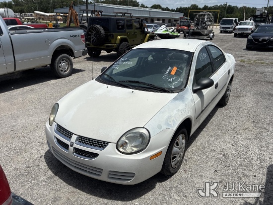 (Tampa, FL) 2004 Dodge Neon 4-Door Sedan Runs & Moves) (Jump To Start, Paint & Body Damage,Power Ste