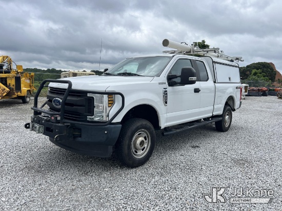 (Villa Rica, GA) 2018 Ford F250 4x4 Extended-Cab Pickup Truck, (GA Power Unit) Runs & Moves) (Rear B