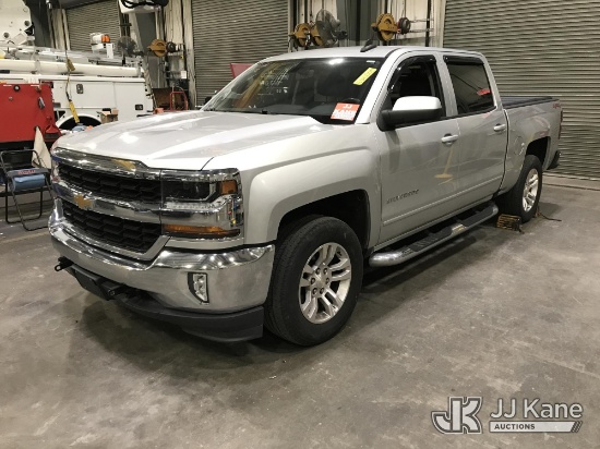 (Mount Airy, NC) 2018 Chevrolet Silverado 1500 4x4 Crew-Cab Pickup Truck Runs & Moves) (Body Damage