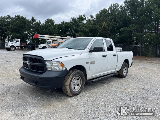 (Villa Rica, GA) 2017 RAM 1500 4x4 Extended-Cab Pickup Truck Not Running, Condition Unknown) (Body D