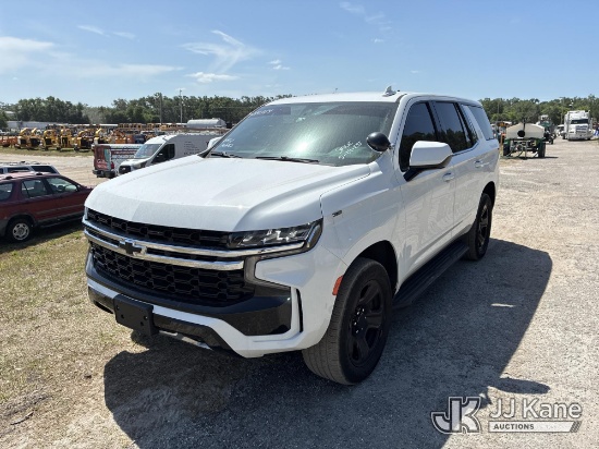 (Thonotosassa, FL) 2022 Chevrolet Tahoe 4-Door Sport Utility Vehicle, Former Police Vehicle Hillsbor
