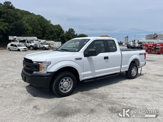 (Chester, VA) 2018 Ford F150 4x4 Extended-Cab Pickup Truck Runs & Moves) (Airbag Light On