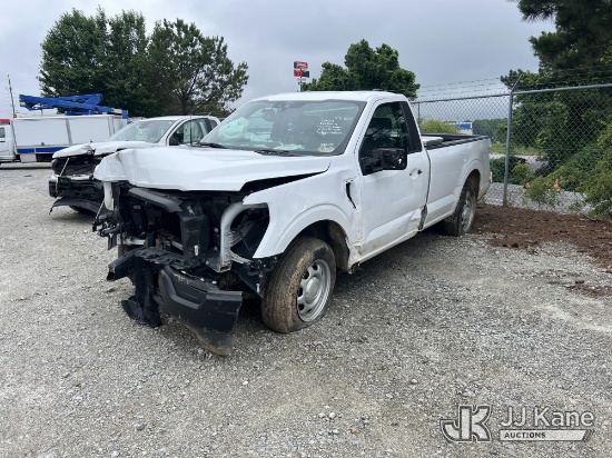 (Villa Rica, GA) 2021 Ford F150 Pickup Truck Wrecked) (Not Running, Condition) (Airbags Deployed, Mi