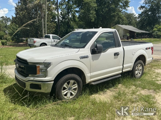 (Bamberg, SC) 2018 Ford F150 4x4 Pickup Truck Run & Moves) (Runs Rough, Engine Noise, Check Engine L