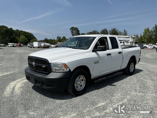 (China Grove, NC) 2018 RAM 1500 4x4 Extended-Cab Pickup Truck Duke Unit) (Runs & Moves