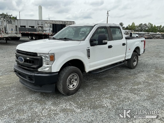 (China Grove, NC) 2020 Ford F250 4x4 Crew-Cab Pickup Truck Runs & Moves) (Body Damage