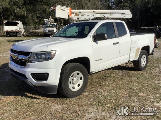(Ocala, FL) 2015 Chevrolet Colorado Extended-Cab Pickup Truck Runs & Moves) (Rear Seats Removed