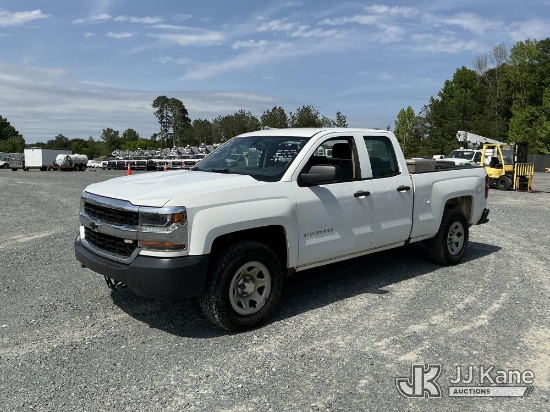 (China Grove, NC) 2016 Chevrolet Silverado 1500 4x4 Extended-Cab Pickup Truck Runs & Moves) (Body Da