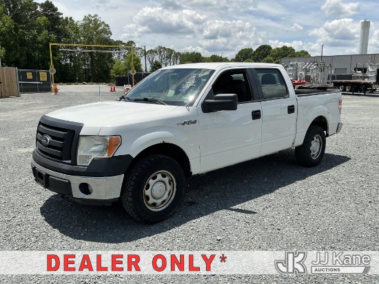 (China Grove, NC) 2012 Ford F150 4x4 Crew-Cab Pickup Truck Runs & Moves) (Jump To Start, Runs On Jum