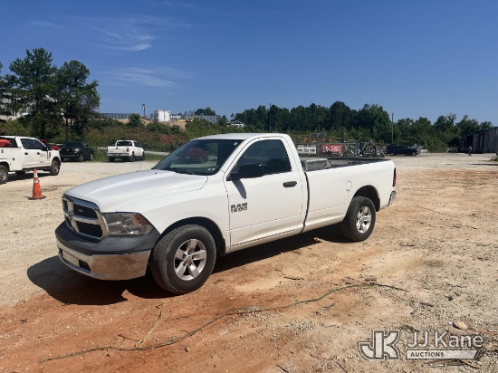 (Seneca, SC) 2017 RAM 1500 Pickup Truck Runs & Moves) (Hard Start, Check Engine Light On, Body/Paint