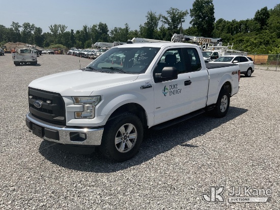 (Verona, KY) 2016 Ford F150 4x4 Extended-Cab Pickup Truck, (Duke Unit) Runs & Moves) (Paint Damage