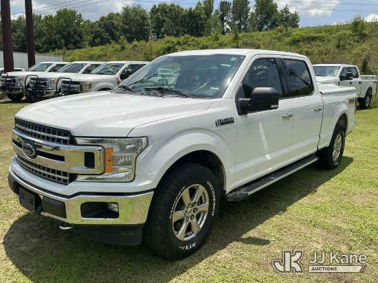 (Florence, SC) 2018 Ford F150 4x4 Crew-Cab Pickup Truck Runs & Moves) (Check Engine Light On