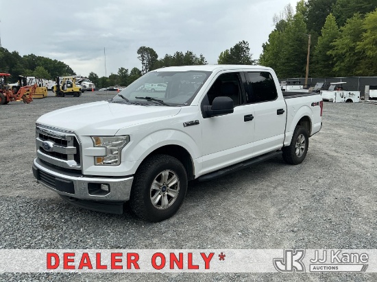 (China Grove, NC) 2017 Ford F150 4x4 Crew-Cab Pickup Truck Runs & Moves) (Check Engine Light On