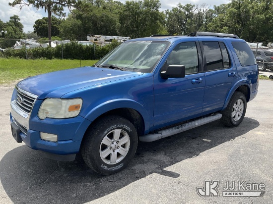 (Ocala, FL) 2010 Ford Explorer Sport Utility Vehicle Runs & Moves) (Mileage 87606, Minor Paint Damag