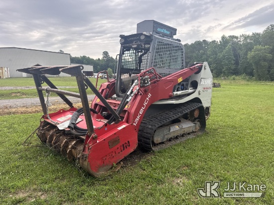 (Wakefield, VA) Takeuchi TL12R2 High-Flow Crawler Shredder/Mulcher Missing Battery, Not Running, Con