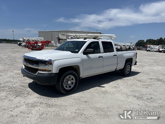 (Chester, VA) 2017 Chevrolet Silverado 1500 4x4 Crew-Cab Pickup Truck Runs & Moves) (Check Engine Li