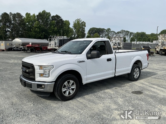 (China Grove, NC) 2015 Ford F150 Pickup Truck Runs & Moves) (Check Engine Light On, Paint Damage