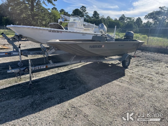 (Chester, VA) 2017 Alumacraft MV1650T Aluminum Boat, (Selling W/ Lot CV01t) Equipment & Trailer Pric
