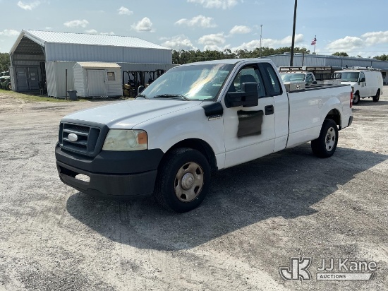 (Thonotosassa, FL) 2008 Ford F150 Pickup Truck Runs & Moves) (Check Engine Light On, Airbag Light On