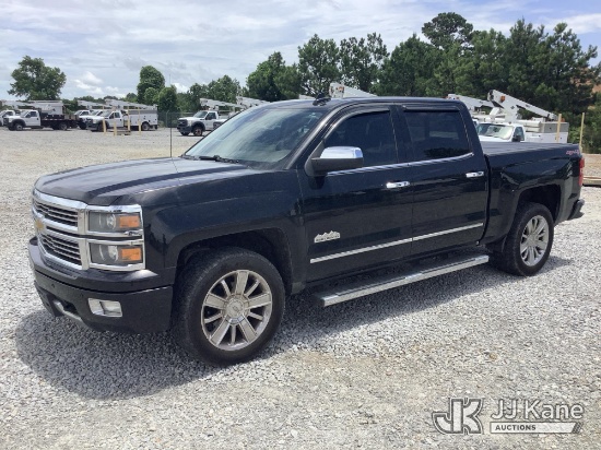 (Villa Rica, GA) 2015 Chevrolet Silverado 1500 4x4 Crew-Cab Pickup Truck Runs & Moves) (Check Engine