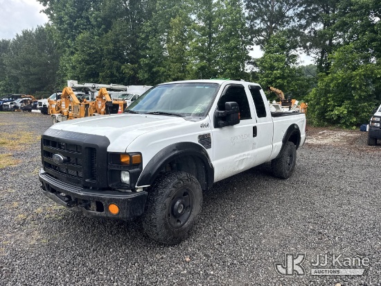 (Wakefield, VA) 2009 Ford F250 4x4 Extended-Cab Pickup Truck Runs & Moves) (Jump To Start, Engine No