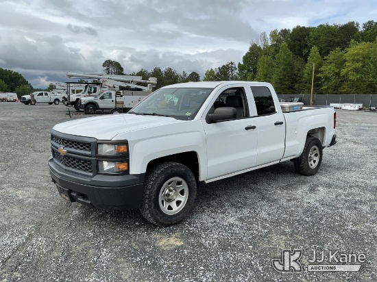 (China Grove, NC) 2014 Chevrolet Silverado 1500 4x4 Extended-Cab Pickup Truck Runs & Moves) (Body Da