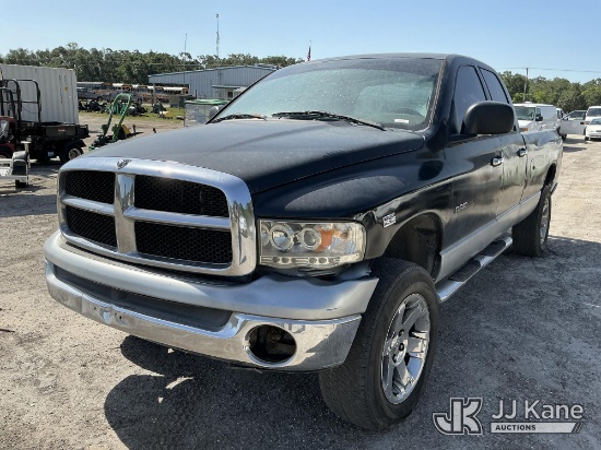 (Thonotosassa, FL) 2004 Dodge Ram 1500 4x4 Crew-Cab Pickup Truck Runs & Moves) (Jump To Start, Power