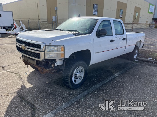 (Byram, MS) 2011 Chevrolet Silverado 2500HD 4x4 Crew-Cab Pickup Truck Not Running, Condition Unknown