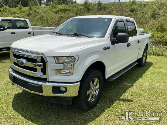 (Florence, SC) 2017 Ford F150 4x4 Crew-Cab Pickup Truck Runs & Moves