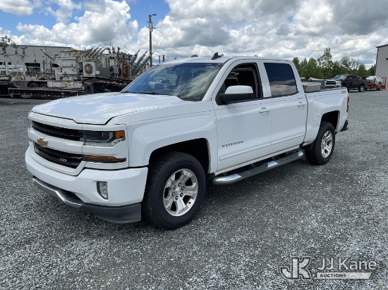 (China Grove, NC) 2017 Chevrolet Silverado 1500 4x4 Crew-Cab Pickup Truck Runs & Moves) (Check Engin