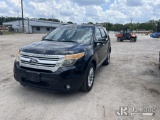 (Thonotosassa, FL) 2015 Ford Explorer XLT 4-Door Sport Utility Vehicle, Former Police Vehicle Runs &