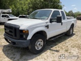 (Ocala, FL) 2009 Ford F250 SD 4x4 Extended-Cab Pickup Truck Not Running, Condition Unknown) (Check E