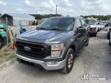 (Thonotosassa, FL) 2022 Ford F150 4x4 Crew-Cab Pickup Truck Runs & Moves) (Center Console Removed, C